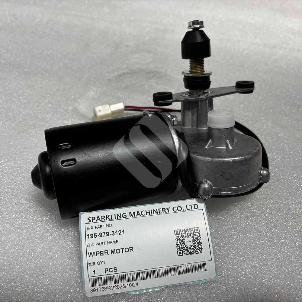 KOMATSU HIGH-QUALITY EXCAVATOR PARTS MADE IN CHINA NEW D150A D155A D355A 195-979-3121 WIPER MOTOR SPARKLING MACHINERY KOMATSU HIGH-QUALITY EXCAVATOR PARTS MADE IN CHINA NEW D150A D155A D355A 195-979-3121 WIPER MOTOR SPARKLING MACHINERY