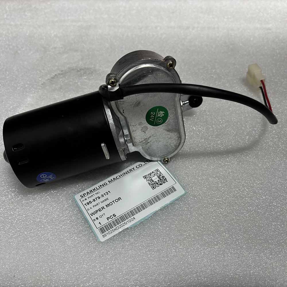 KOMATSU HIGH-QUALITY EXCAVATOR PARTS MADE IN CHINA NEW D150A D155A D355A 195-979-3121 WIPER MOTOR SPARKLING MACHINERY