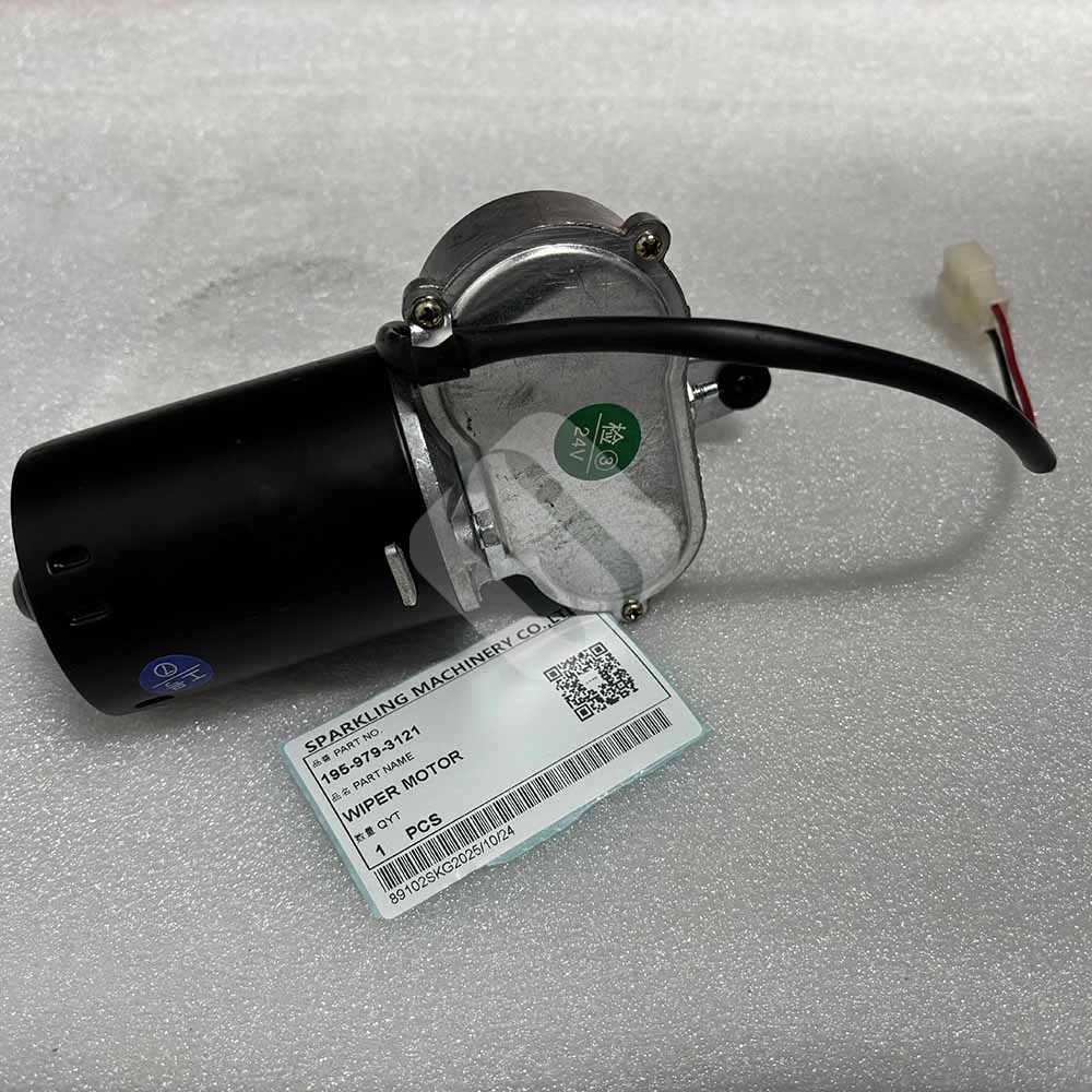 KOMATSU HIGH-QUALITY EXCAVATOR PARTS MADE IN CHINA NEW D150A D155A D355A 195-979-3121 WIPER MOTOR SPARKLING MACHINERY KOMATSU HIGH-QUALITY EXCAVATOR PARTS MADE IN CHINA NEW D150A D155A D355A 195-979-3121 WIPER MOTOR SPARKLING MACHINERY