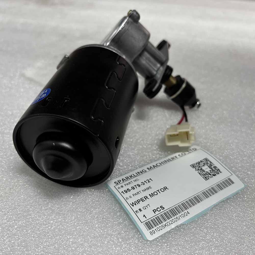 KOMATSU HIGH-QUALITY EXCAVATOR PARTS MADE IN CHINA NEW D150A D155A D355A 195-979-3121 WIPER MOTOR SPARKLING MACHINERY