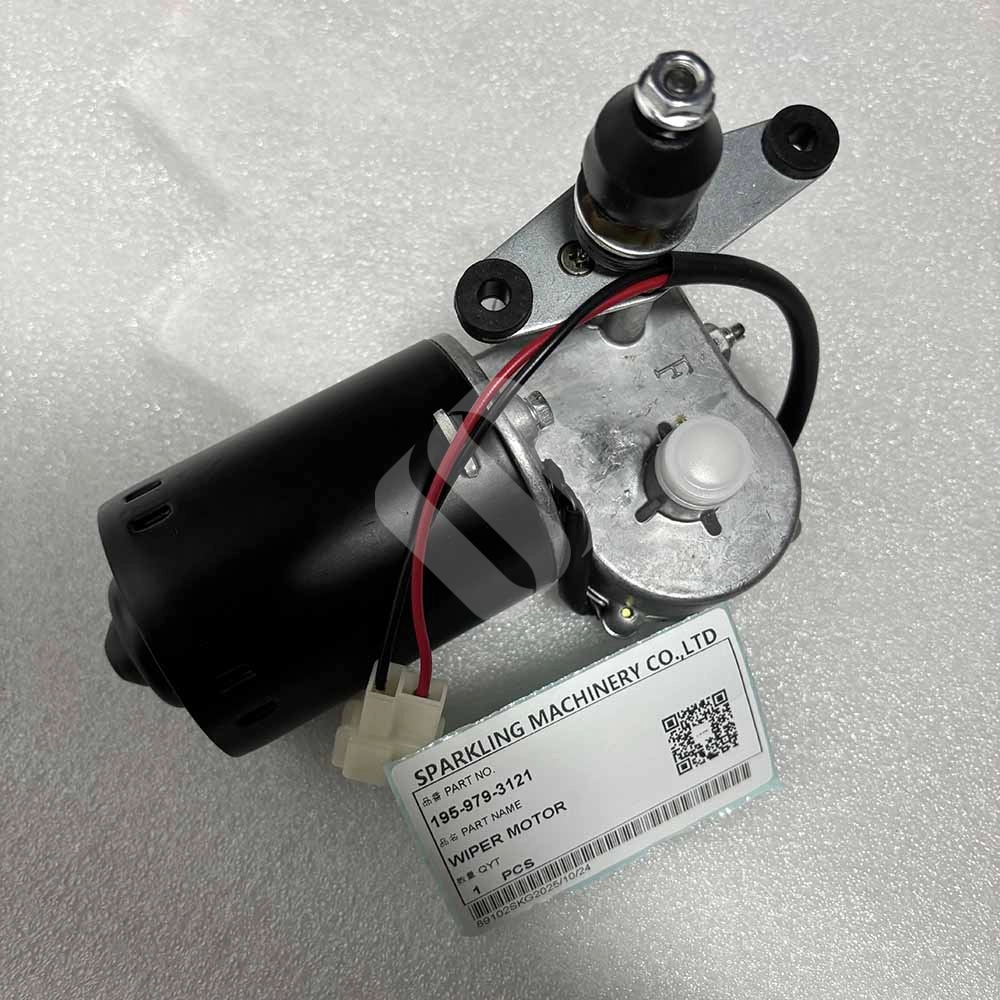 KOMATSU HIGH-QUALITY EXCAVATOR PARTS MADE IN CHINA NEW D150A D155A D355A 195-979-3121 WIPER MOTOR SPARKLING MACHINERY KOMATSU HIGH-QUALITY EXCAVATOR PARTS MADE IN CHINA NEW D150A D155A D355A 195-979-3121 WIPER MOTOR SPARKLING MACHINERY