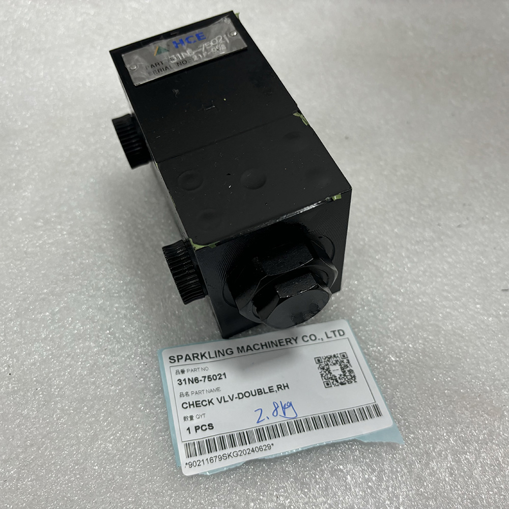 R200W-7 R200W-7A WHEEL EXCAVATOR 31N6-75010 31N6-75011  CHECK VLV-DOUBLE,LH 31N6-75020 31N6-75021 CHECK VLV-DOUBLE,RH