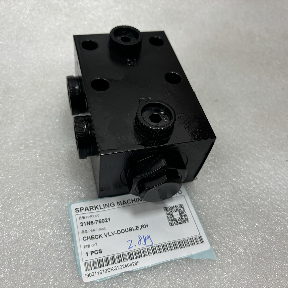 R200W-7 R200W-7A WHEEL EXCAVATOR 31N6-75010 31N6-75011  CHECK VLV-DOUBLE,LH 31N6-75020 31N6-75021 CHECK VLV-DOUBLE,RH