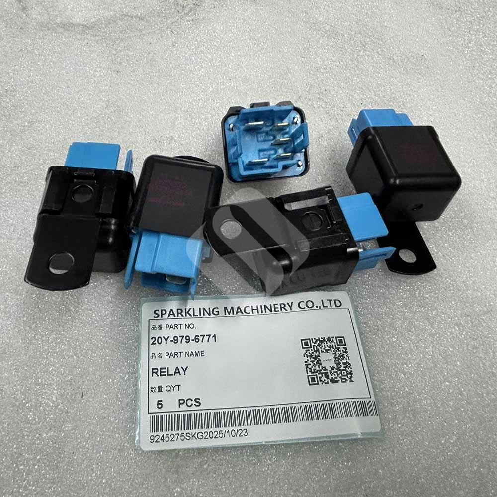 24V DC HIGH-QUALITY 20Y-979-6771 RELAY for Komatsu Construction Equipment PC220 PC240 PC290 PC300 PC350 Wheel Excavator 24V DC HIGH-QUALITY 20Y-979-6771 RELAY for Komatsu Construction Equipment PC220 PC240 PC290 PC300 PC350 Wheel Excavator