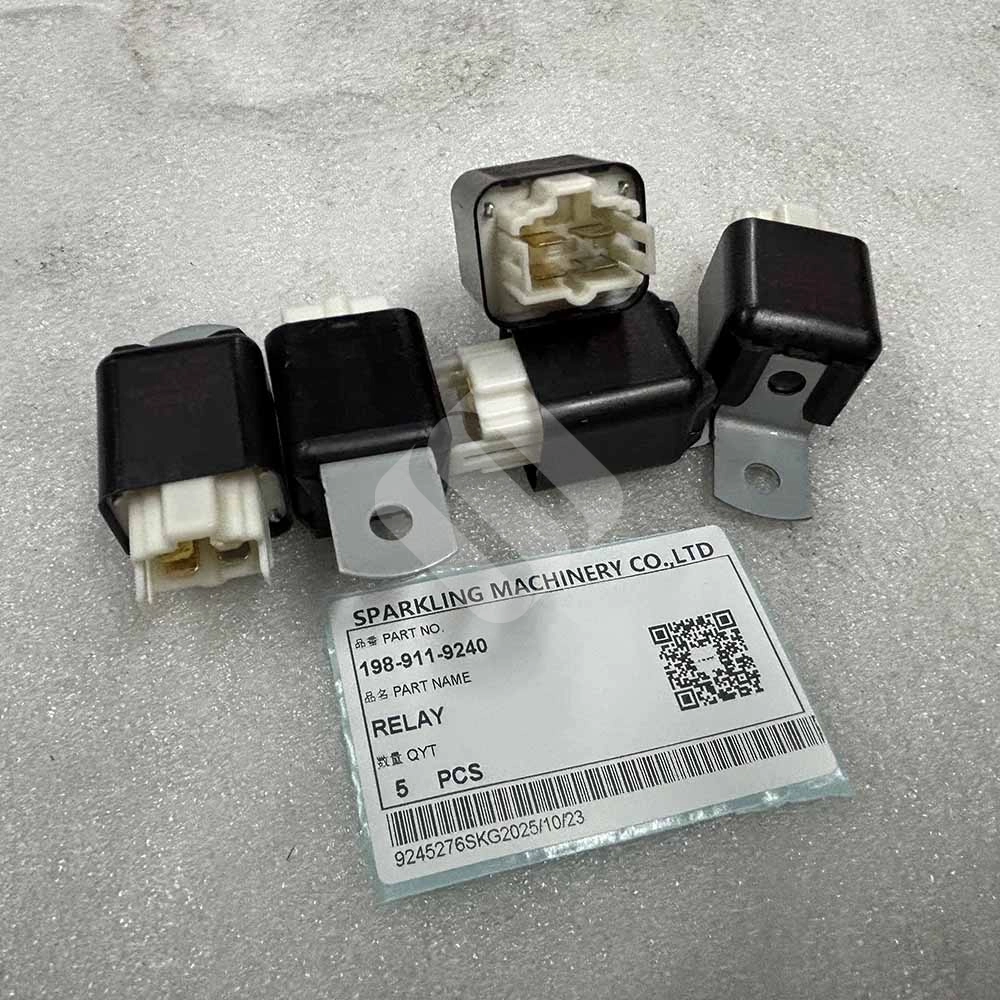 24V HIGH-QUALITY 198-911-9240 RELAY for Komatsu Construction Equipment PC130-7 PC200-7 PC220-7 PC300-7 PC350-7 Wheel Excavator 24V HIGH-QUALITY 198-911-9240 RELAY for Komatsu Construction Equipment PC130-7 PC200-7 PC220-7 PC300-7 PC350-7 Wheel Excavator