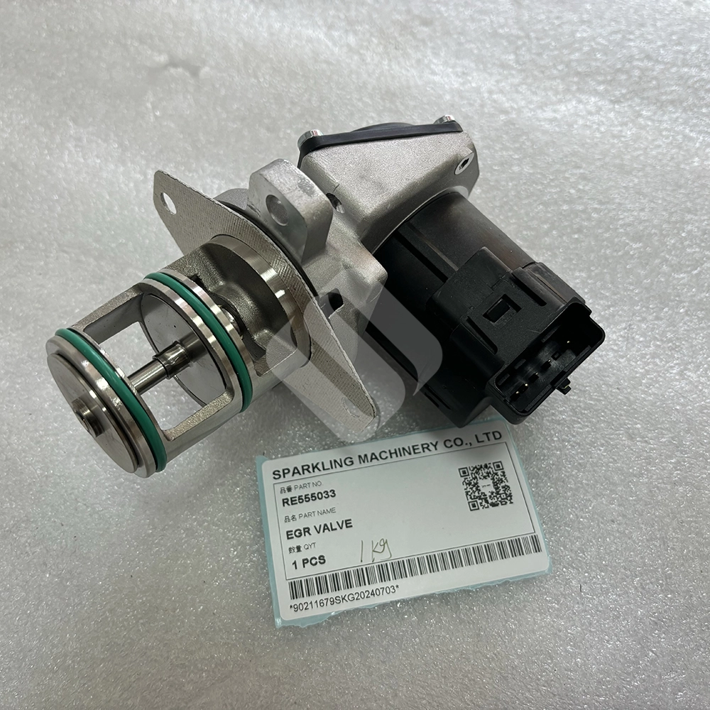 MADE IN CHINA SPARKLING MACHINERY NEW 350GLC 803M 853M RE555033 EGR VALVE MADE IN CHINA SPARKLING MACHINERY NEW 350GLC 803M 853M RE555033 EGR VALVE