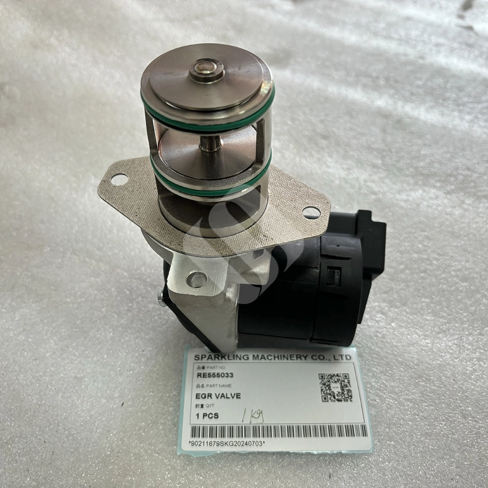 MADE IN CHINA SPARKLING MACHINERY NEW 350GLC 803M 853M RE555033 EGR VALVE MADE IN CHINA SPARKLING MACHINERY NEW 350GLC 803M 853M RE555033 EGR VALVE