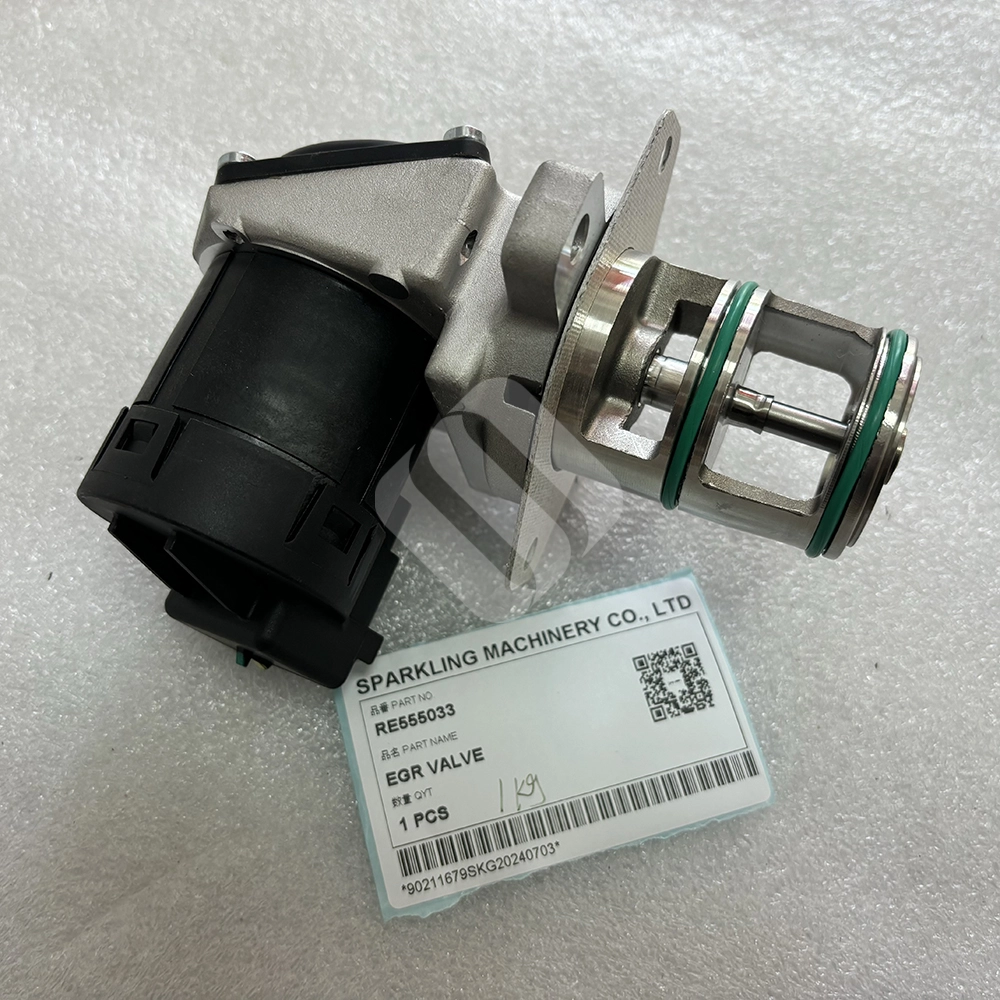 MADE IN CHINA SPARKLING MACHINERY NEW 350GLC 803M 853M RE555033 EGR VALVE MADE IN CHINA SPARKLING MACHINERY NEW 350GLC 803M 853M RE555033 EGR VALVE