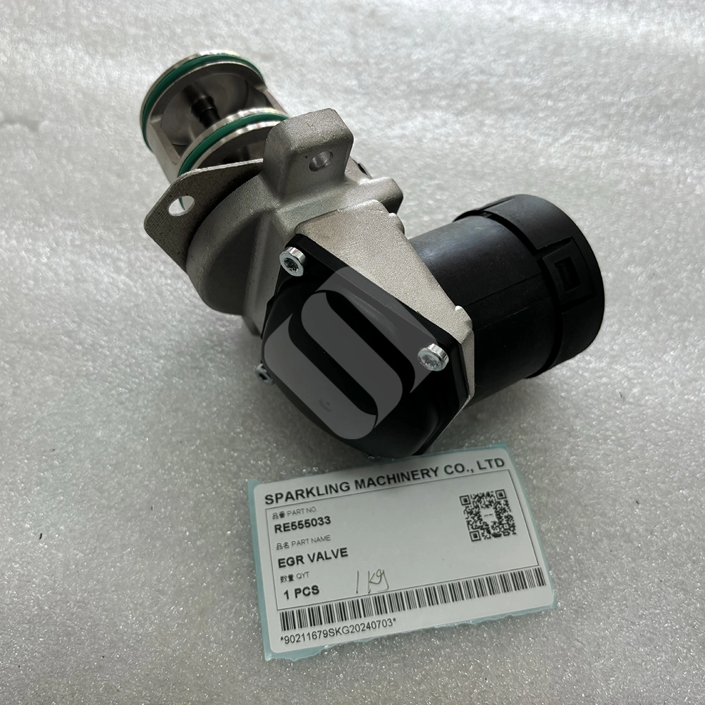 MADE IN CHINA SPARKLING MACHINERY NEW 350GLC 803M 853M RE555033 EGR VALVE MADE IN CHINA SPARKLING MACHINERY NEW 350GLC 803M 853M RE555033 EGR VALVE