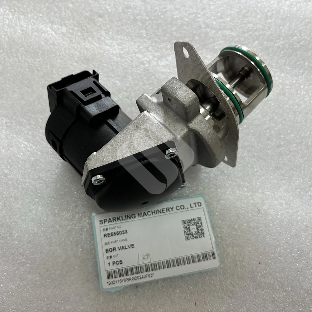 MADE IN CHINA SPARKLING MACHINERY NEW 350GLC 803M 853M RE555033 EGR VALVE MADE IN CHINA SPARKLING MACHINERY NEW 350GLC 803M 853M RE555033 EGR VALVE