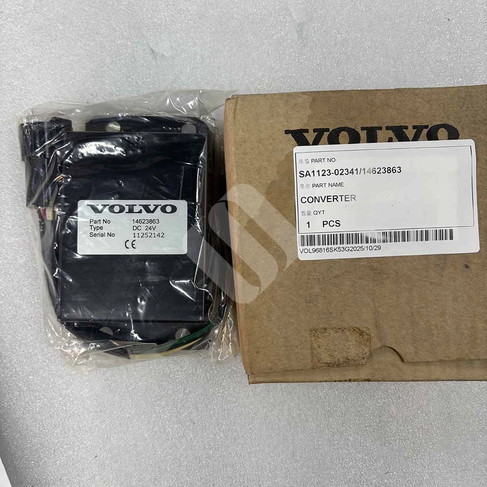 VOLVO EXCAVATOR PARTS MADE IN CHINA NEW EC160B EC180B EC290B EC240B EW170 SA1123-02341 14623863 CONVERTER SPARKLING MACHINERY VOLVO EXCAVATOR PARTS MADE IN CHINA NEW EC160B EC180B EC290B EC240B EW170 SA1123-02341/14623863 CONVERTER SPARKLING MACHINERY