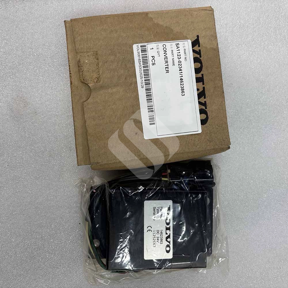 VOLVO EXCAVATOR PARTS MADE IN CHINA NEW EC160B EC180B EC290B EC240B EW170 SA1123-02341 14623863 CONVERTER SPARKLING MACHINERY VOLVO EXCAVATOR PARTS MADE IN CHINA NEW EC160B EC180B EC290B EC240B EW170 SA1123-02341/14623863 CONVERTER SPARKLING MACHINERY