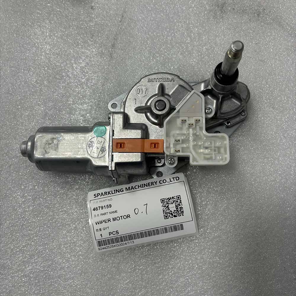 Hitachi EXCAVATOR PARTS MADE IN CHINA NEW ZX27U-3 ZX27U-3F ZX29U-3 ZX29U-3F ZX30U-3 4679159 WIPER MOTOR SPARKLING MACHINERY