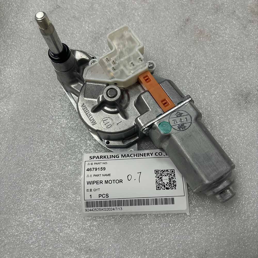 Hitachi EXCAVATOR PARTS MADE IN CHINA NEW ZX27U-3 ZX27U-3F ZX29U-3 ZX29U-3F ZX30U-3 4679159 WIPER MOTOR SPARKLING MACHINERY