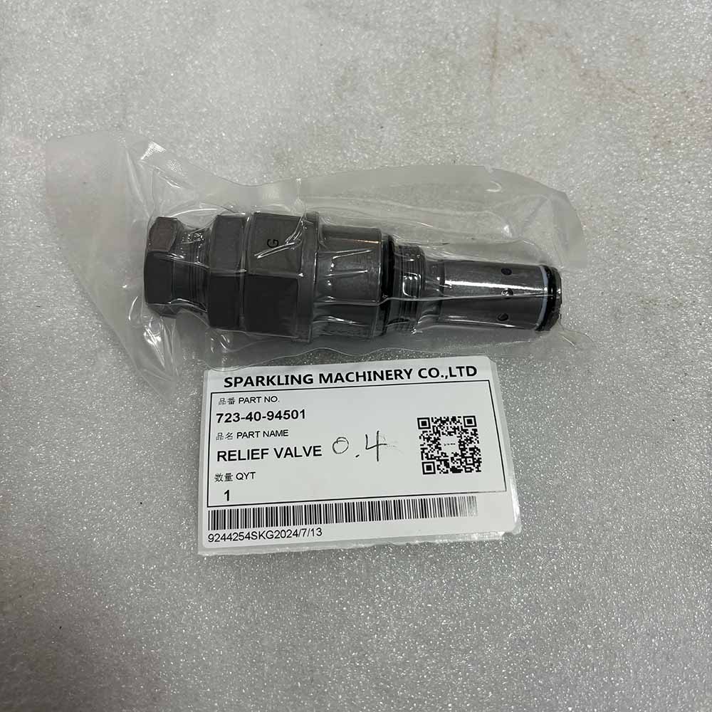 Komatsu EXCAVATOR PARTS MADE IN CHINA NEW HB205 HB215 PC200 PC210 PC220 PC240 PC290 723-40-94501 RELIEF VALVE SPARKLING MACHINERY