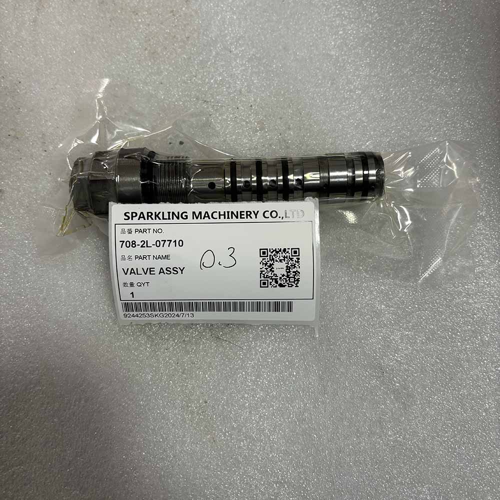 Komatsu EXCAVATOR PARTS MADE IN CHINA NEW HB205 HB215 PC200 PC200LL PC210 PC220 708-2L-07710 VALVE ASSY SPARKLING MACHINERY