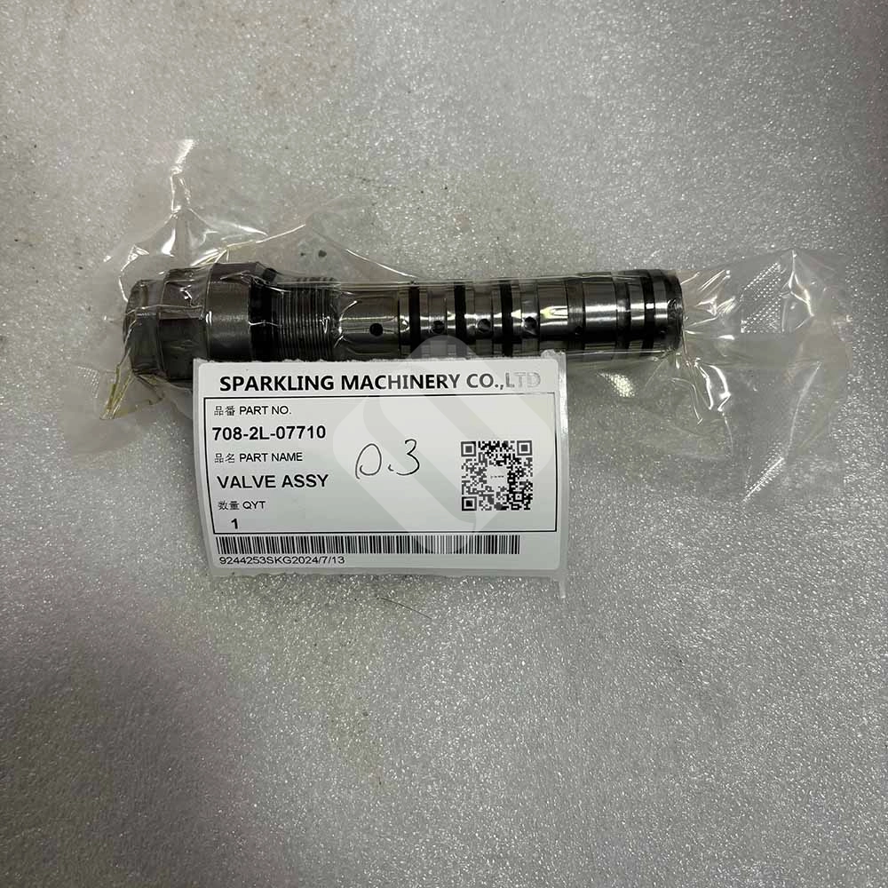 Komatsu EXCAVATOR PARTS MADE IN CHINA NEW HB205 HB215 PC200 PC200LL PC210 PC220 708-2L-07710 VALVE ASSY SPARKLING MACHINERY Komatsu EXCAVATOR PARTS MADE IN CHINA NEW HB205 HB215 PC200 PC200LL PC210 PC220 708-2L-07710 VALVE ASSY SPARKLING MACHINERY