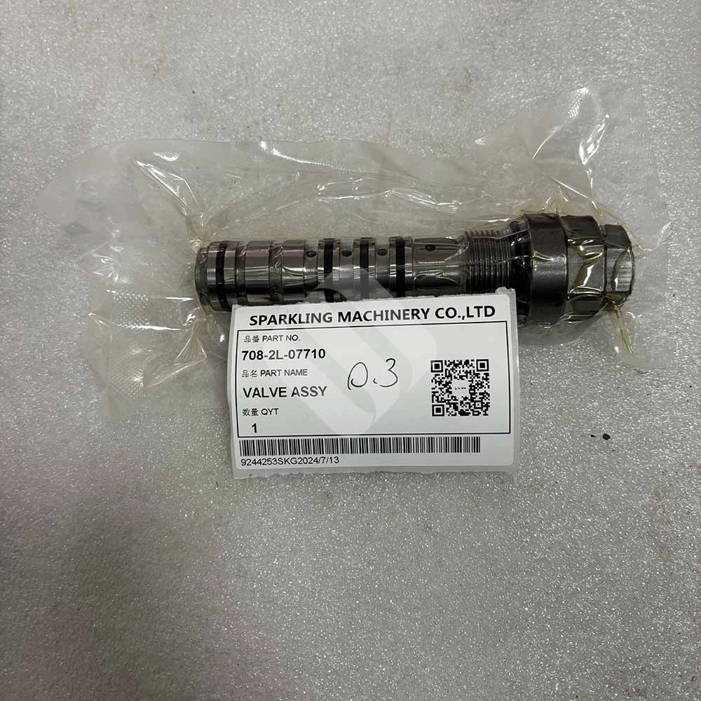 Komatsu EXCAVATOR PARTS MADE IN CHINA NEW HB205 HB215 PC200 PC200LL PC210 PC220 708-2L-07710 VALVE ASSY SPARKLING MACHINERY Komatsu EXCAVATOR PARTS MADE IN CHINA NEW HB205 HB215 PC200 PC200LL PC210 PC220 708-2L-07710 VALVE ASSY SPARKLING MACHINERY