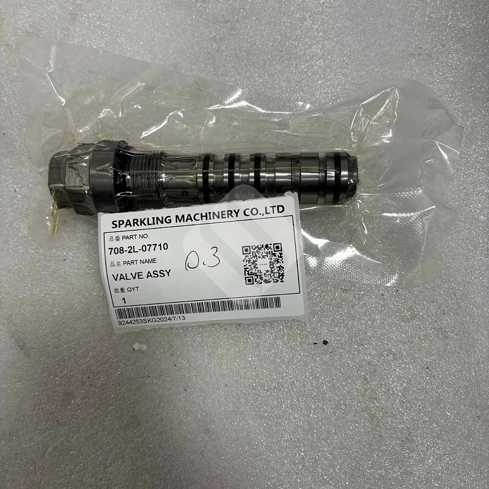 Komatsu EXCAVATOR PARTS MADE IN CHINA NEW HB205 HB215 PC200 PC200LL PC210 PC220 708-2L-07710 VALVE ASSY SPARKLING MACHINERY Komatsu EXCAVATOR PARTS MADE IN CHINA NEW HB205 HB215 PC200 PC200LL PC210 PC220 708-2L-07710 VALVE ASSY SPARKLING MACHINERY