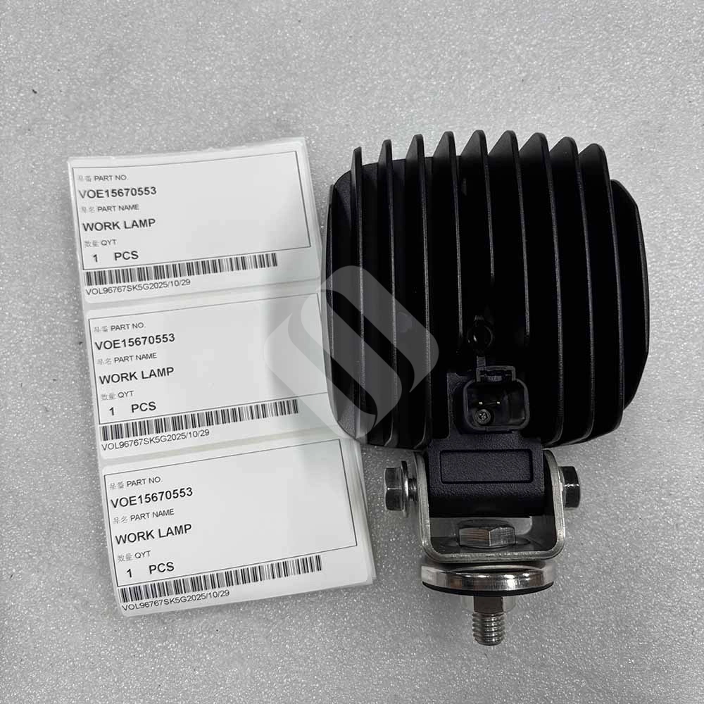 VOLVO EXCAVATOR PARTS MADE IN CHINA NEW A25F A25G A30F A30G A35F VOE15670553 WORK LAMP SPARKLING MACHINERY VOLVO EXCAVATOR PARTS MADE IN CHINA NEW A25F A25G A30F A30G A35F VOE15670553 WORK LAMP SPARKLING MACHINERY