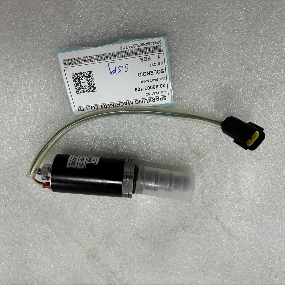 KOMATSU EXCAVATOR PARTS MADE IN CHINA NEW PC130-7 20-40007-109 SOLENOID SPARKLING MACHINERY