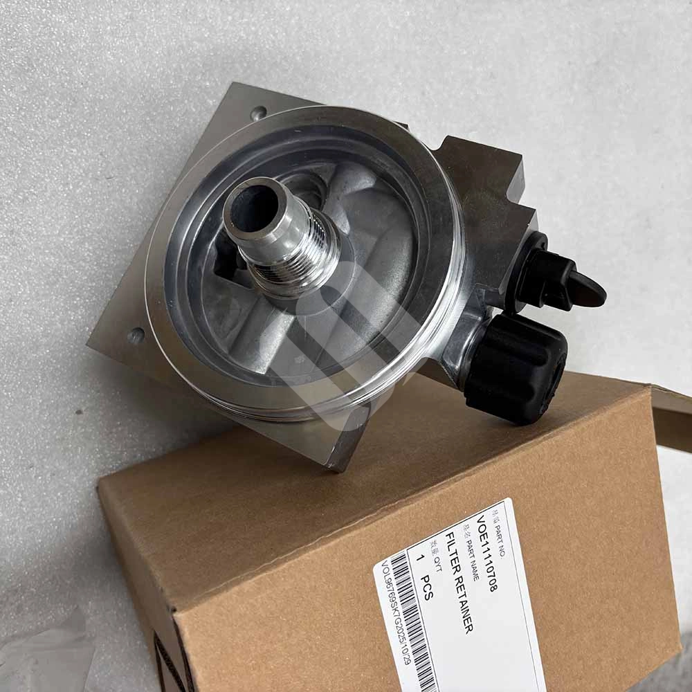 VOLVO EXCAVATOR PARTS MADE IN CHINA NEW DD120B DD120C DD140C EC140D EC140E VOE11110708 FILTER RETAINER SPARKLING MACHINERY VOLVO EXCAVATOR PARTS MADE IN CHINA NEW DD120B DD120C DD140C EC140D EC140E VOE11110708 FILTER RETAINER SPARKLING MACHINERY