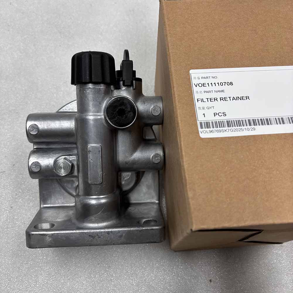 VOLVO EXCAVATOR PARTS MADE IN CHINA NEW DD120B DD120C DD140C EC140D EC140E VOE11110708 FILTER RETAINER SPARKLING MACHINERY