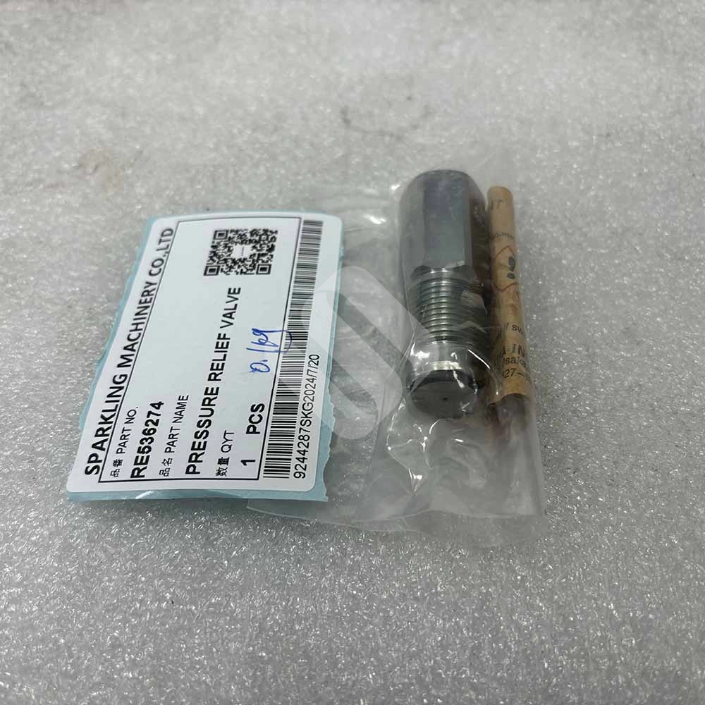 John Deere EXCAVATOR PARTS MADE IN CHINA NEW 380GLC 1210E 670G 290GLC 310K 870G 180GLC RE536274 PRESSURE RELIEF VALVE SPARKLING MACHINERY John Deere EXCAVATOR PARTS MADE IN CHINA NEW 380GLC 1210E 670G 290GLC 310K 870G 180GLC RE536274 PRESSURE RELIEF VALVE SPARKLING MACHINERY