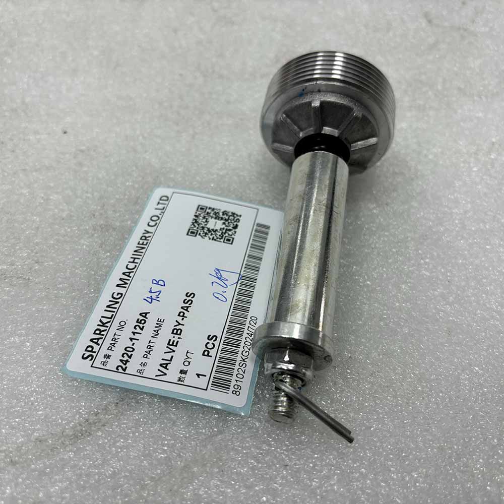Doosan EXCAVATOR PARTS MADE IN CHINA NEW 2420-1125A VALVE;BY-PASS 4.5B SPARKLING MACHINERY