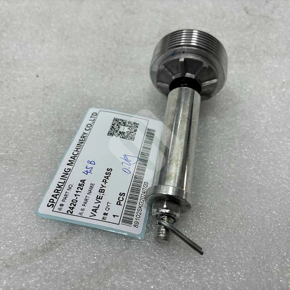 Doosan EXCAVATOR PARTS MADE IN CHINA NEW 2420-1125A VALVE;BY-PASS 4.5B SPARKLING MACHINERY Doosan EXCAVATOR PARTS MADE IN CHINA NEW 2420-1125A VALVE;BY-PASS 4.5B SPARKLING MACHINERY