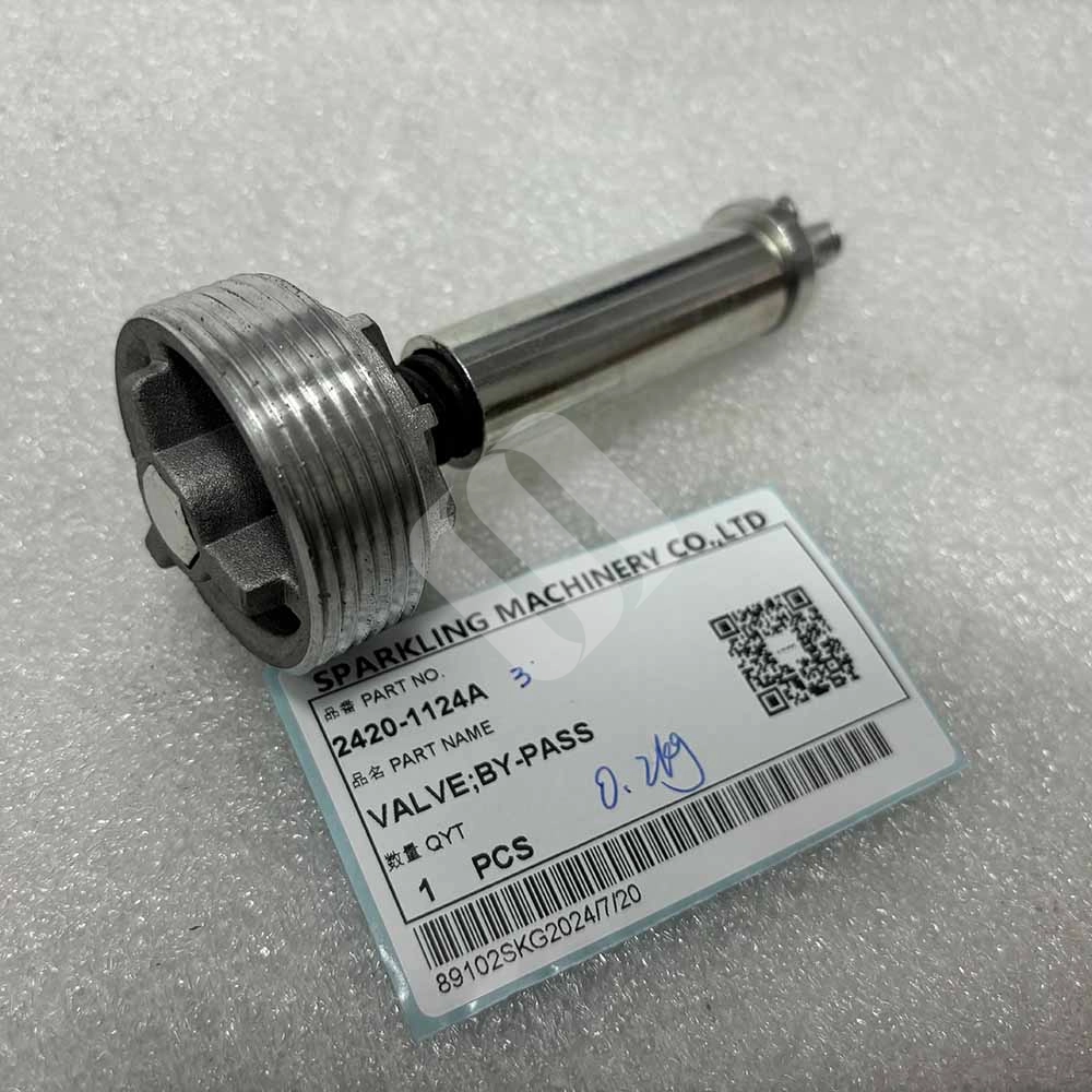 Doosan EXCAVATOR PARTS MADE IN CHINA NEW 2420-1124A VALVE;BY-PASS 3B SPARKLING MACHINERY Doosan EXCAVATOR PARTS MADE IN CHINA NEW 2420-1124A VALVE;BY-PASS 3B SPARKLING MACHINERY