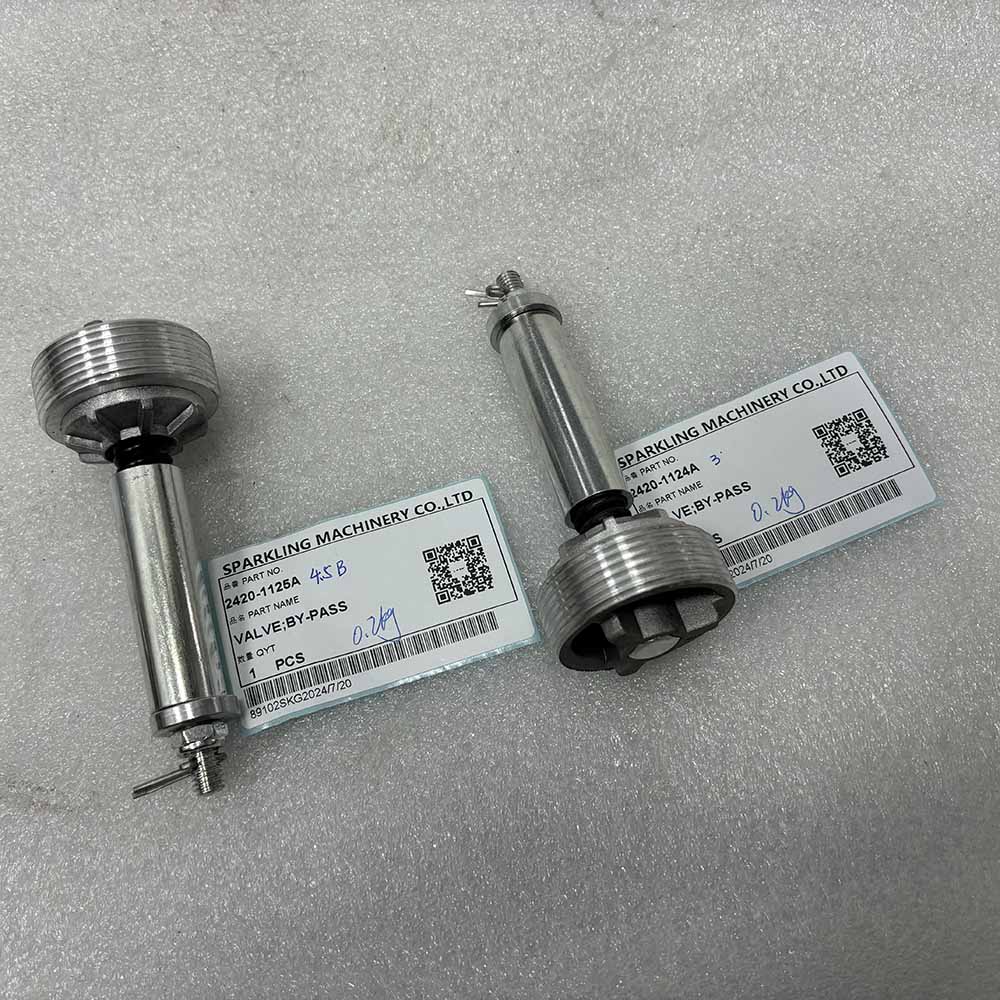 Doosan EXCAVATOR PARTS MADE IN CHINA NEW 2420-1124A VALVE;BY-PASS 3B SPARKLING MACHINERY
