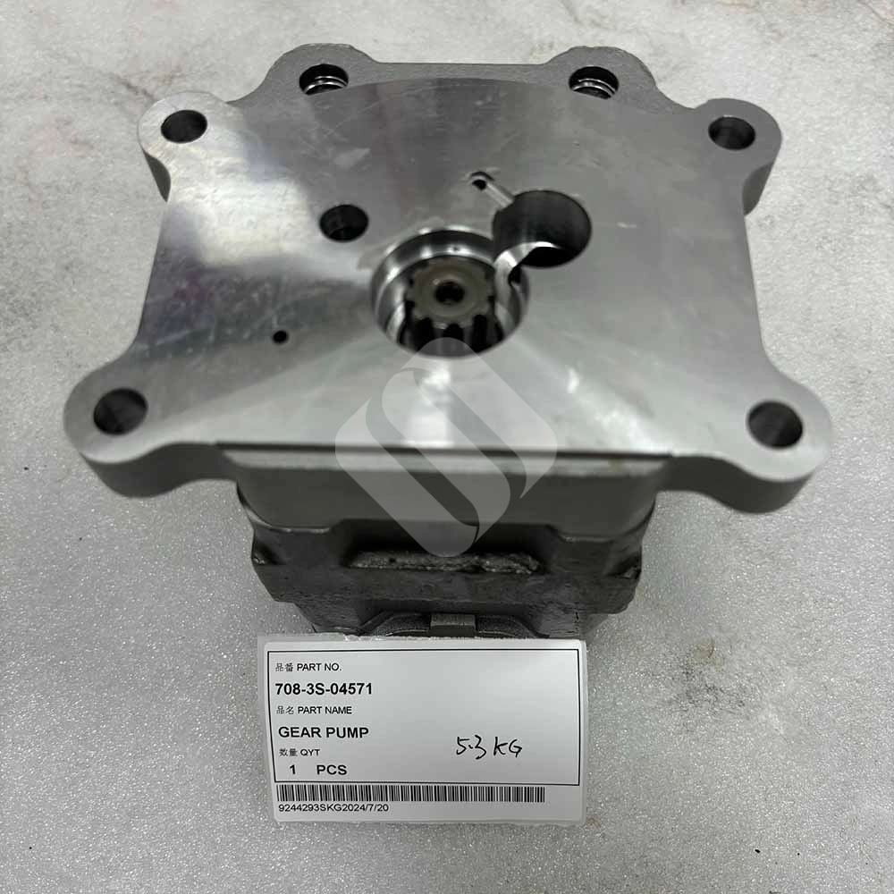 KOMATSU EXCAVATOR PARTS MADE IN CHINA NEW PC45MR PC55MR 708-3S-04571 GEAR PUMP SPARKLING MACHINERY KOMATSU EXCAVATOR PARTS MADE IN CHINA NEW PC45MR PC55MR 708-3S-04571 GEAR PUMP SPARKLING MACHINERY