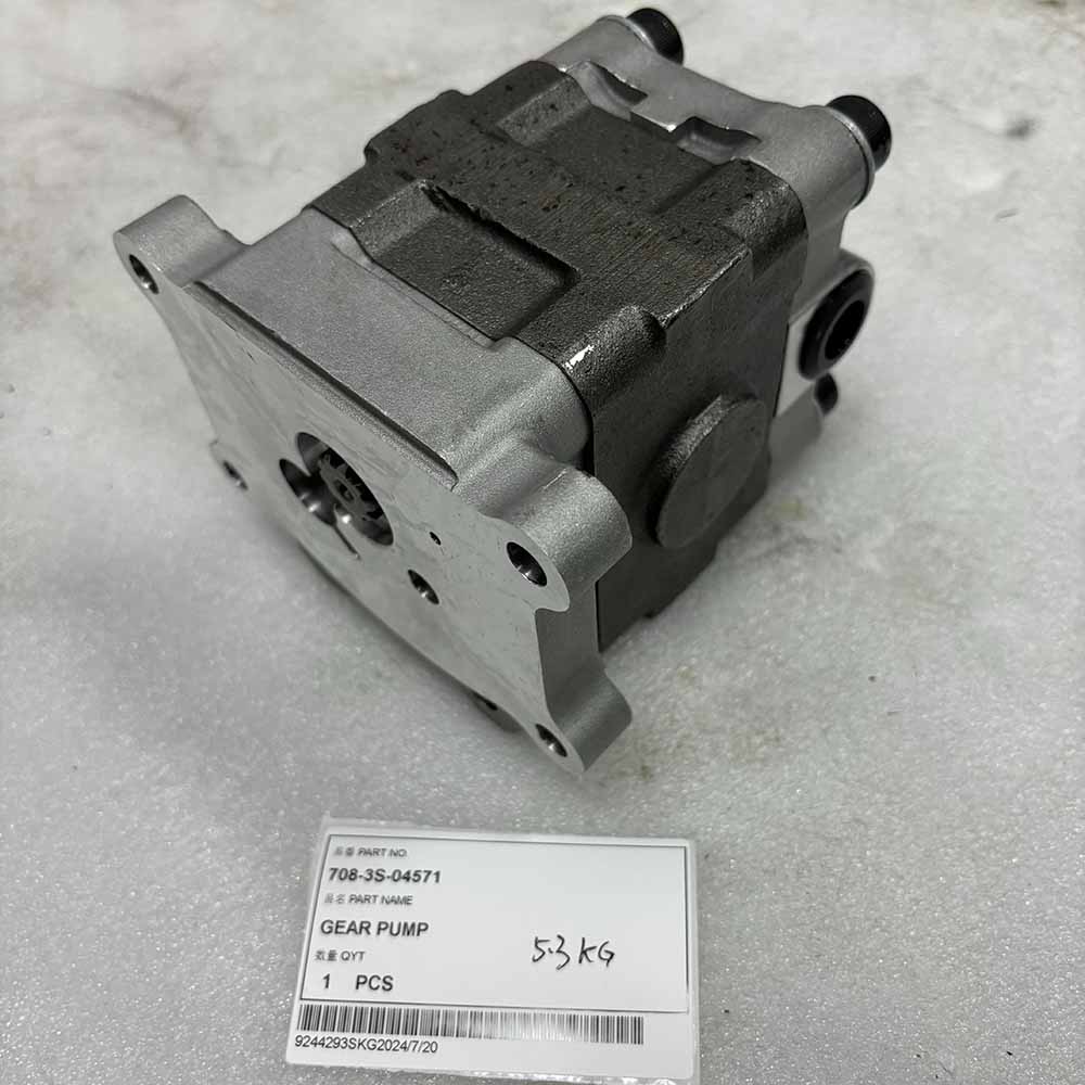 KOMATSU EXCAVATOR PARTS MADE IN CHINA NEW PC45MR PC55MR 708-3S-04571 GEAR PUMP SPARKLING MACHINERY