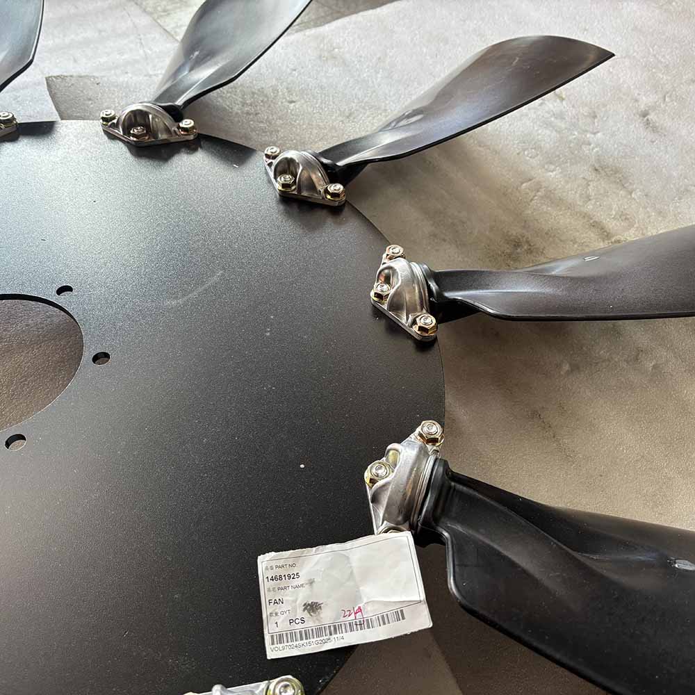 VOLVO EXCAVATOR PARTS MADE IN CHINA NEW EC950E 14681925 FAN SPARKLING MACHINERY