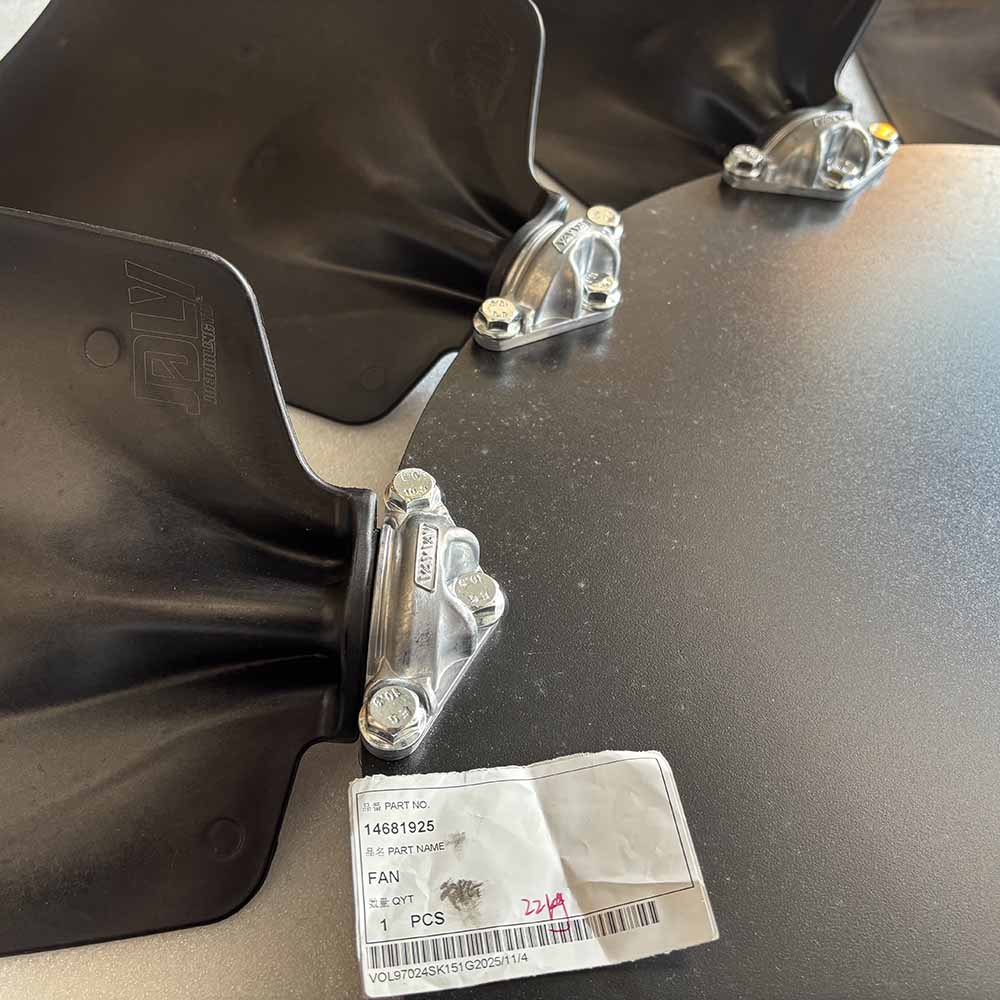 VOLVO EXCAVATOR PARTS MADE IN CHINA NEW EC950E 14681925 FAN SPARKLING MACHINERY