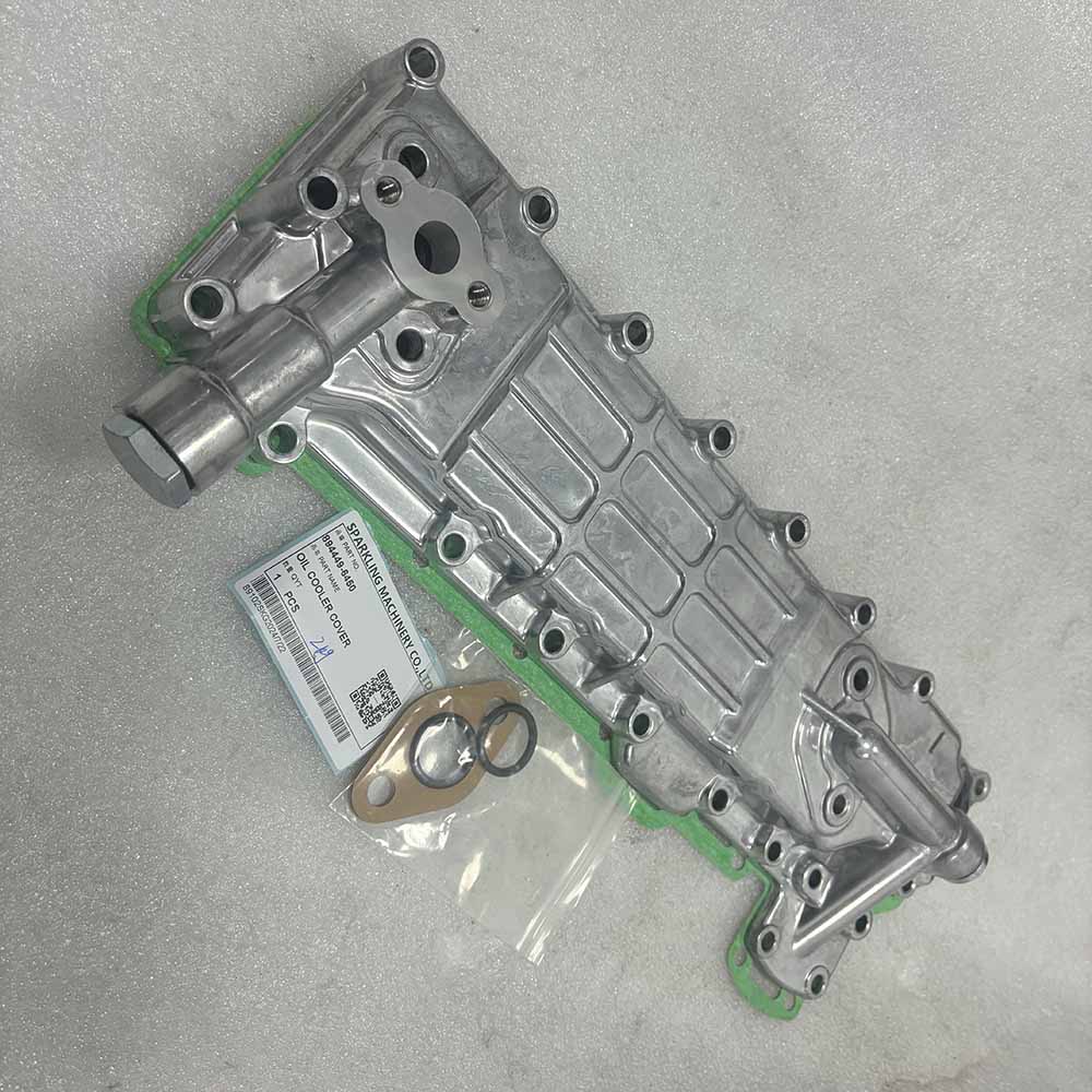 Hitachi EXCAVATOR PARTS MADE IN CHINA NEW BX70, BX70D, EX100 EX100M EX120 894449-6450 OIL COOLER COVER SPARKLING MACHINERY