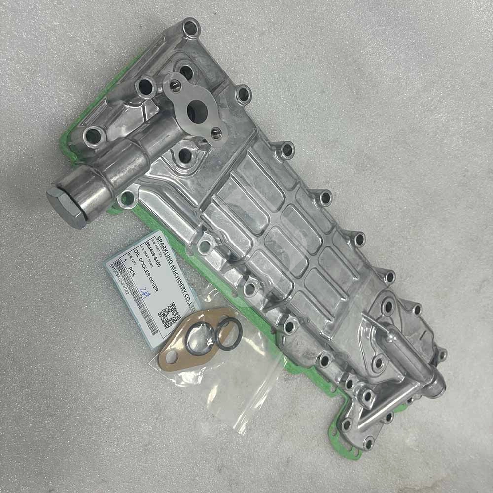Hitachi EXCAVATOR PARTS MADE IN CHINA NEW BX70, BX70D, EX100 EX100M EX120 894449-6450 OIL COOLER COVER SPARKLING MACHINERY Hitachi EXCAVATOR PARTS MADE IN CHINA NEW BX70, BX70D, EX100 EX100M EX120 894449-6450 OIL COOLER COVER SPARKLING MACHINERY