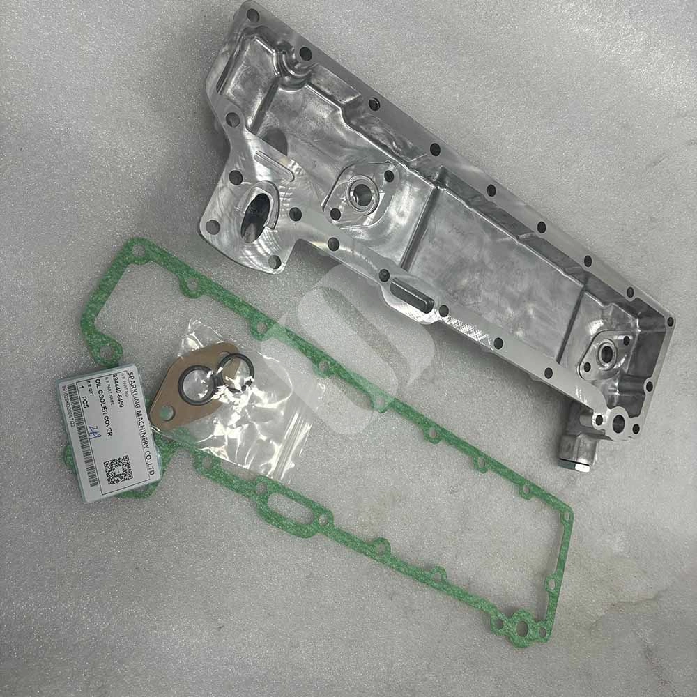 Hitachi EXCAVATOR PARTS MADE IN CHINA NEW BX70, BX70D, EX100 EX100M EX120 894449-6450 OIL COOLER COVER SPARKLING MACHINERY Hitachi EXCAVATOR PARTS MADE IN CHINA NEW BX70, BX70D, EX100 EX100M EX120 894449-6450 OIL COOLER COVER SPARKLING MACHINERY