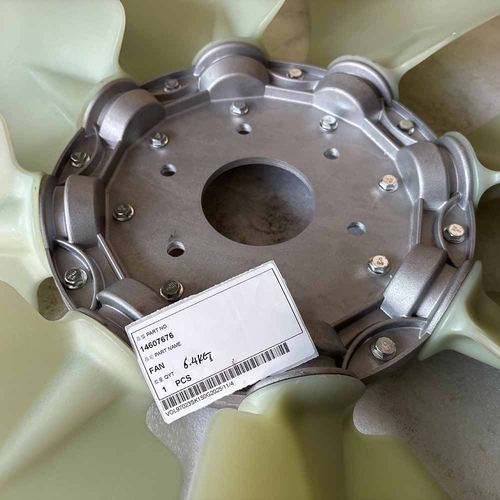 VOLVO EXCAVATOR PARTS MADE IN CHINA NEW EC340D EC380D EC380DHR 14607676 FAN SPARKLING MACHINERY