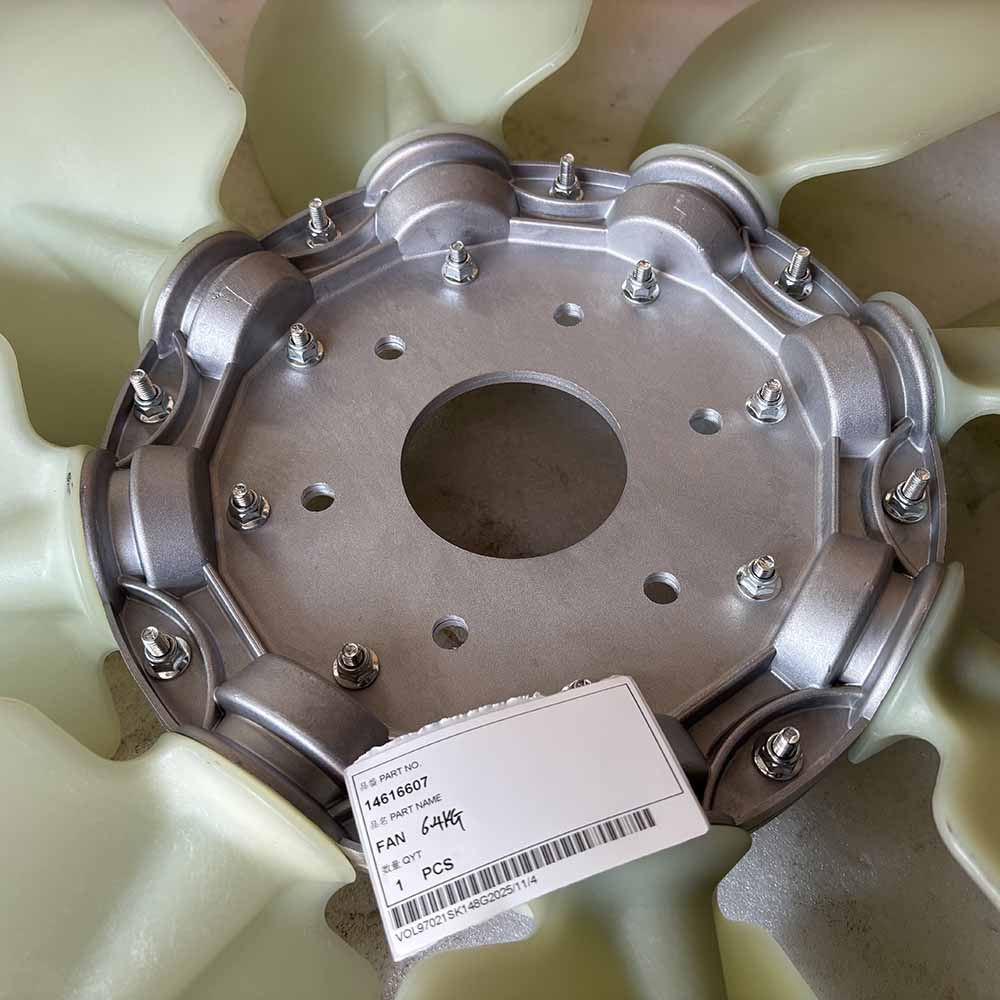 VOLVO EXCAVATOR PARTS MADE IN CHINA NEW EC340D EC380D EC380DHR 14616607 FAN SPARKLING MACHINERY