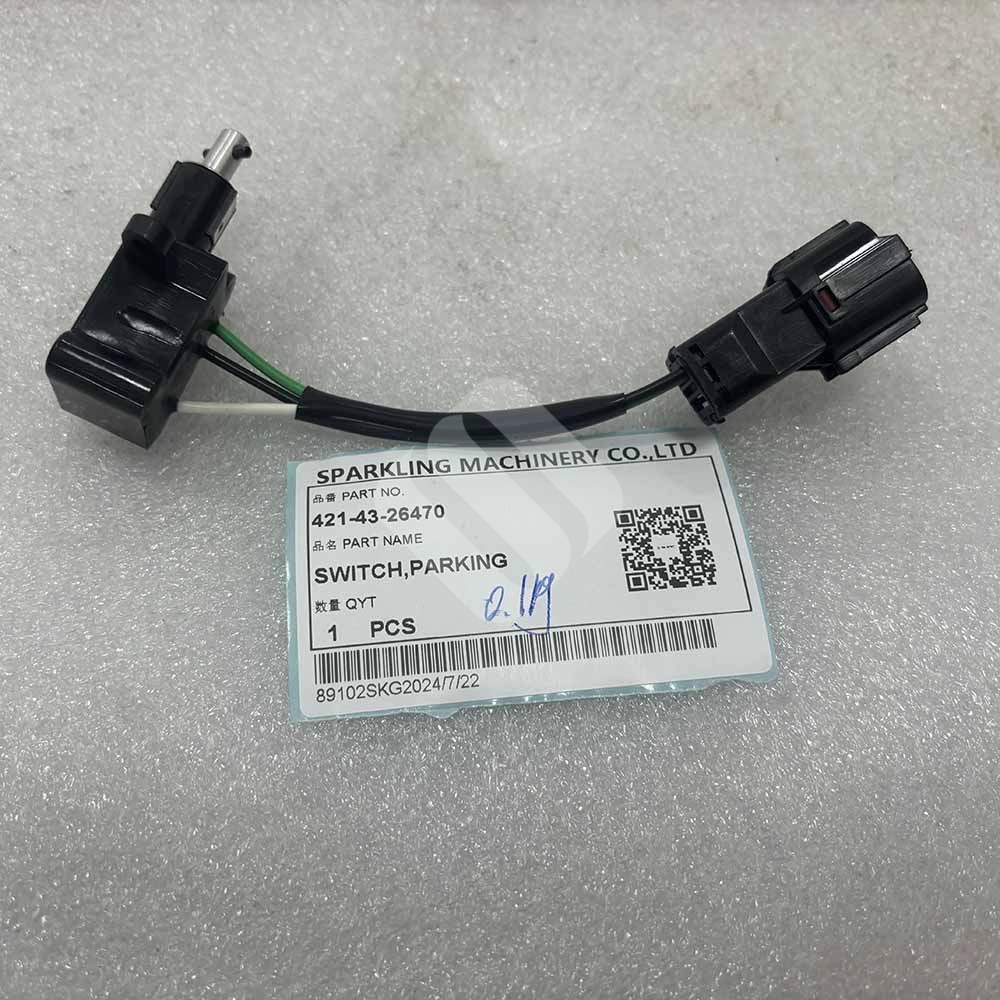 KOMATSU EXCAVATOR PARTS MADE IN CHINA NEW WA300 WA320 WA350 WA380 WA400 WA420 WA450 421-43-26470 SWITCH,PARKING SPARKLING MACHINERY KOMATSU EXCAVATOR PARTS MADE IN CHINA NEW WA300 WA320 WA350 WA380 WA400 WA420 WA450 421-43-26470 SWITCH,PARKING SPARKLING MACHINERY