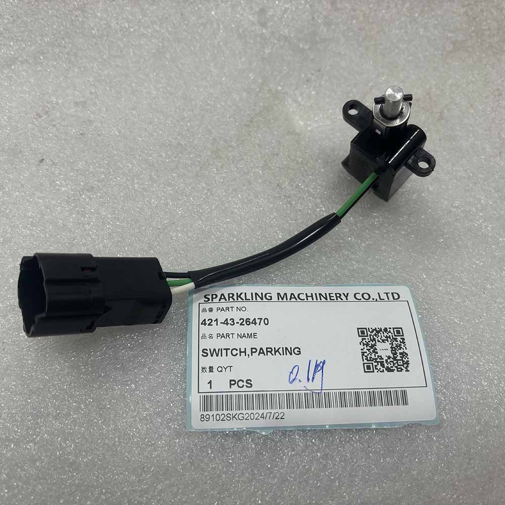 KOMATSU EXCAVATOR PARTS MADE IN CHINA NEW WA300 WA320 WA350 WA380 WA400 WA420 WA450 421-43-26470 SWITCH,PARKING SPARKLING MACHINERY