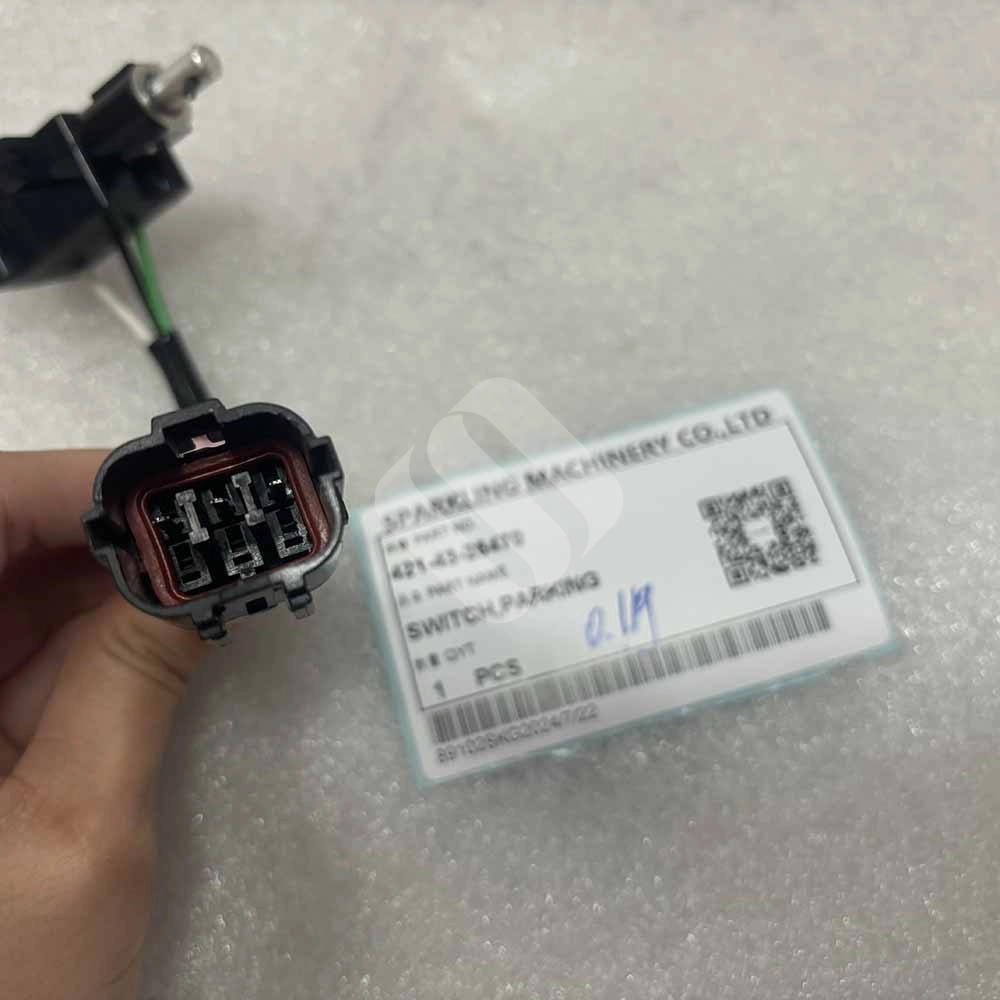 KOMATSU EXCAVATOR PARTS MADE IN CHINA NEW WA300 WA320 WA350 WA380 WA400 WA420 WA450 421-43-26470 SWITCH,PARKING SPARKLING MACHINERY KOMATSU EXCAVATOR PARTS MADE IN CHINA NEW WA300 WA320 WA350 WA380 WA400 WA420 WA450 421-43-26470 SWITCH,PARKING SPARKLING MACHINERY