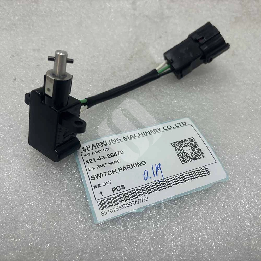 KOMATSU EXCAVATOR PARTS MADE IN CHINA NEW WA300 WA320 WA350 WA380 WA400 WA420 WA450 421-43-26470 SWITCH,PARKING SPARKLING MACHINERY KOMATSU EXCAVATOR PARTS MADE IN CHINA NEW WA300 WA320 WA350 WA380 WA400 WA420 WA450 421-43-26470 SWITCH,PARKING SPARKLING MACHINERY