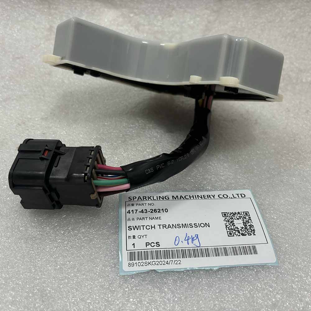 KOMATSU EXCAVATOR PARTS MADE IN CHINA NEW WA100 WA120 WA150 WA180 WA180PT WA200 WA250 417-43-26210 SWITCH TRANSMISSION SPARKLING MACHINERY