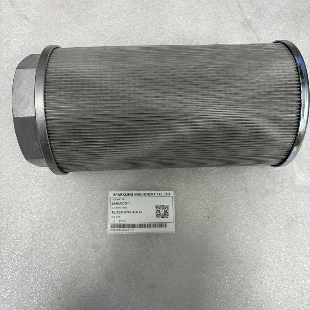 Hyundai EXCAVATOR PARTS MADE IN CHINA NEW R220LC-9 R220LC-9S R260LC-9S 2446U332F1 FILTER HYDRAULIC SPARKLING MACHINERY
