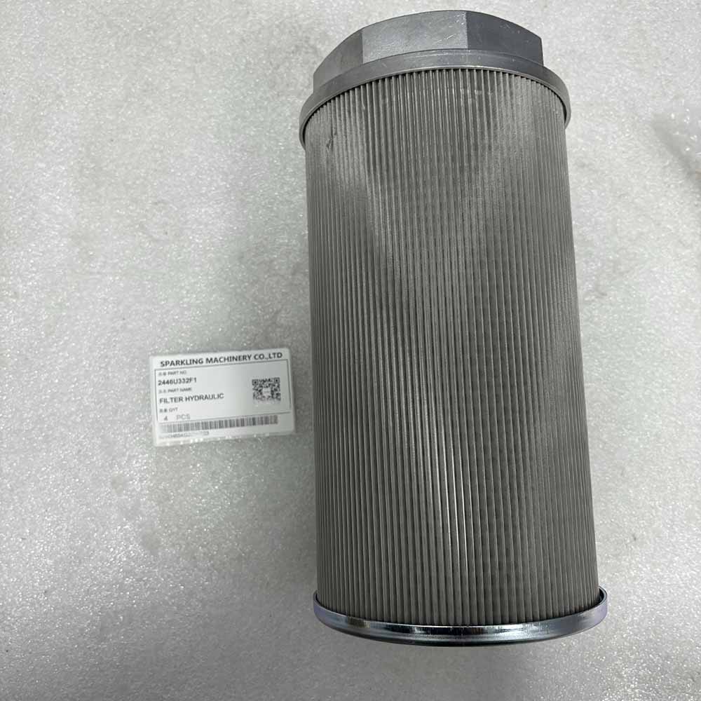 Hyundai EXCAVATOR PARTS MADE IN CHINA NEW R220LC-9 R220LC-9S R260LC-9S 2446U332F1 FILTER HYDRAULIC SPARKLING MACHINERY