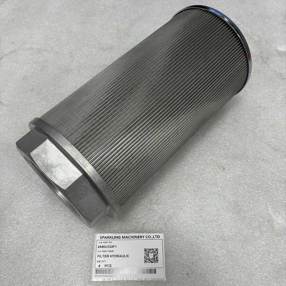 Hyundai EXCAVATOR PARTS MADE IN CHINA NEW R220LC-9 R220LC-9S R260LC-9S 2446U332F1 FILTER HYDRAULIC SPARKLING MACHINERY