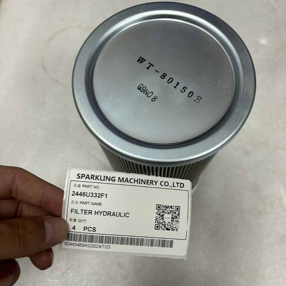 Hyundai EXCAVATOR PARTS MADE IN CHINA NEW R220LC-9 R220LC-9S R260LC-9S 2446U332F1 FILTER HYDRAULIC SPARKLING MACHINERY